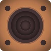 Loudspeaker icon, flat illustration vector