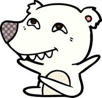 polar bear cartoon vector