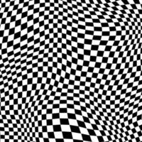 Groovy retro pattern background in psychedelic checkered backdrop style. A chessboard in a minimalist abstract design with a 60s 70s aesthetic vibe. hippie style y2k. funky print vector illustration
