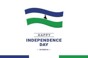 Lesotho Independence Day vector