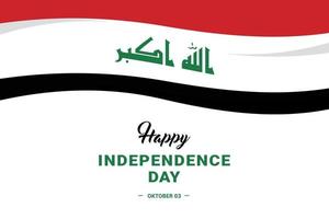 Iraq Independence Day vector