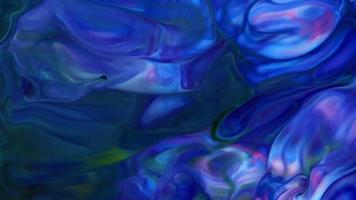 gouttes d'encre bulles et formes de sphère sur la turbulence de fond d'encre colorée abstraite video
