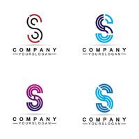 S Logo. Letter S logo icon design template vector