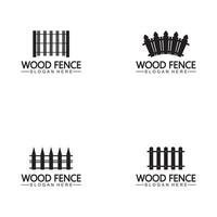 Fence icon vector logo template