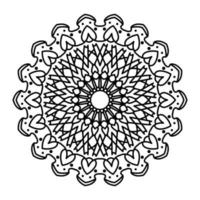 Mandala Illustration Line Art vector