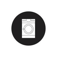 washing machine icon for website symbol icon presentation vector