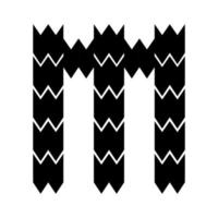 diseño del logotipo de la letra m. vector