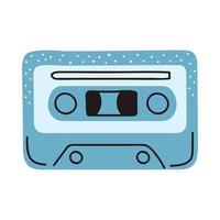 music cassette retro vector