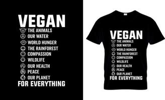 Vegan t-shirt design, Vegan t-shirt slogan and apparel design, Vegan typography, Vegan vector, Vegan illustration vector