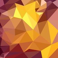 Golden Poppy Yellow Abstract Low Polygon Background vector