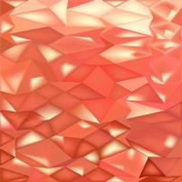 Orange Crystals Abstract Low Polygon Background vector