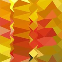 Golden Poppy Abstract Low Polygon Background vector