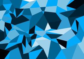 Abstract blue color polygon triangle geometric background.Design for cards, brochures, banners. vector