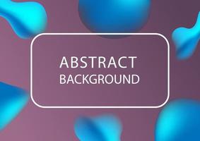 Abstract background with liquid blue shape.Fluid Vector Illustration EPS10. Business Presentation.3d composition with gradient fluid.