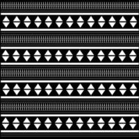 abstract pattern border Seamless black, gray and white square stripes Beautiful geometric maze pattern fabric. vector