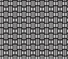 abstract pattern border Seamless black, gray and white square stripes Beautiful geometric maze pattern fabric. vector