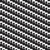 abstract pattern border Seamless black, gray and white square stripes Beautiful geometric maze pattern fabric. vector