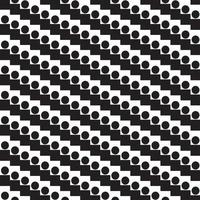 abstract pattern border Seamless black, gray and white square stripes Beautiful geometric maze pattern fabric. vector