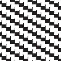 abstract pattern border Seamless black, gray and white square stripes Beautiful geometric maze pattern fabric. vector