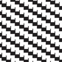 abstract pattern border Seamless black, gray and white square stripes Beautiful geometric maze pattern fabric. vector