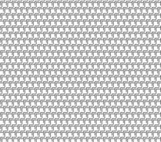 abstract pattern border Seamless black, gray and white square stripes Beautiful geometric maze pattern fabric. vector
