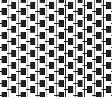 abstract pattern border Seamless black, gray and white square stripes beautiful geometric pattern fabric vector