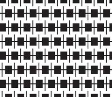 abstract pattern border Seamless black, gray and white square stripes beautiful geometric pattern fabric vector