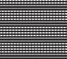 borde de patrón abstracto rayas cuadradas negras, grises y blancas sin costura hermosa tela de patrón geométrico vector