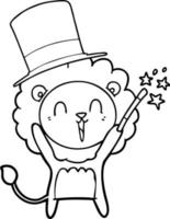 laughing lion cartoon vector