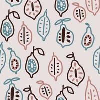 Cocoa Beans Pattern vector