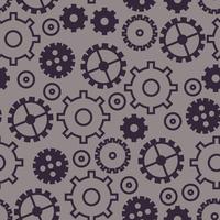 Gear Seamless Pattern vector