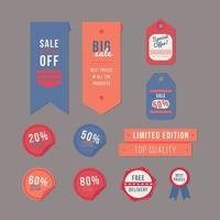 Tags for Sales vector