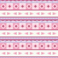 Aztec Pink Pattern vector