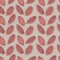 Seamles Cocoa Pattern vector