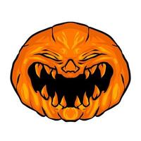 Halloween pumpkin art vector