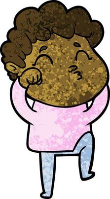 cartoon man pouting