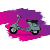 scooter motorcycle vector