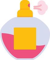 icono plano de perfume vector