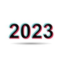 2023. Imagen 2023. feliz año nuevo 2023. 2023 fondo, 2023 número vector diseño ilustración. feliz año nuevo 2023 vector de diseño para fondos, pancartas, tarjetas, invitaciones y plantillas.