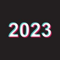 2023. Imagen 2023. feliz año nuevo 2023. 2023 fondo, 2023 número vector diseño ilustración. feliz año nuevo 2023 vector de diseño para fondos, pancartas, tarjetas, invitaciones y plantillas.