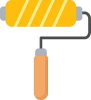 Paint Roller Flat Icon vector