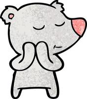 bear cartoon chraracter vector