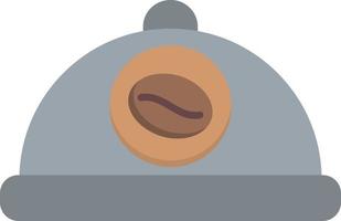 Food Tray Flat Icon vector