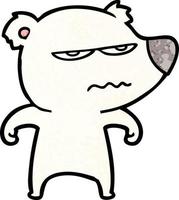 polar bear cartoon vector