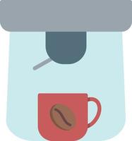 Coffee Machine Flat Icon vector