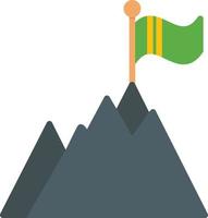 Mountain Flat Icon vector