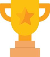 Trophy Flat Icon vector