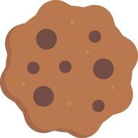 icono de galleta plana vector