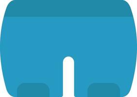 Short Flat Icon vector