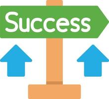 Success Flat Icon vector